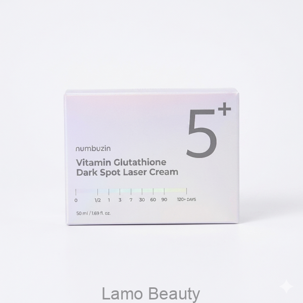 No.5+ Glutathione Vitamin Dark Spot Cream 50ml – Brightening & Dark Spot Correcting Cream